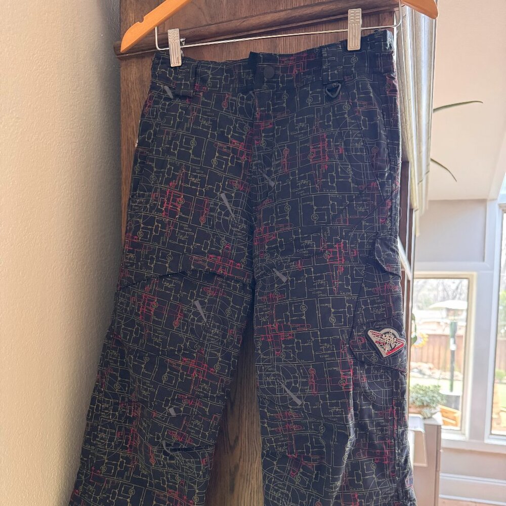 Obermeyer Boys Ski Pants Size 8 | I-Grow Adjustable | Snow Pants | Great Conditi